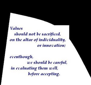 Values ,Individuality ,Innovation 