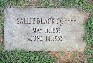 Sallie Black Coffey Headstone