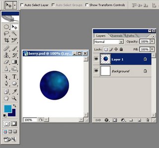learn how to create a blueberry in photoshop with this tutorial