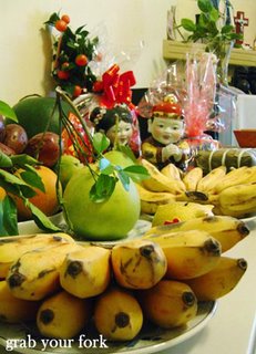 Chinese New Year fruits