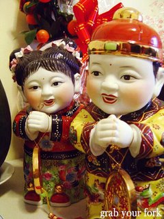 Chinese New Year statues