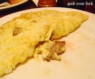 omelette with chicken liver