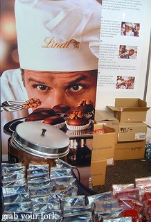 Lindt chocolate stand