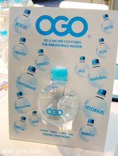 oxygenated water