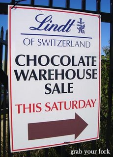 lindt chocolate warehouse sale
