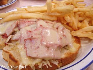 Tom's Restaurant Reuben sandwich