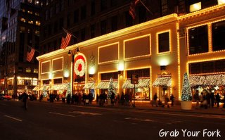 Christmas lights on Fifth Avenue, New York
