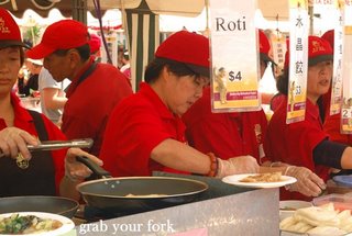 food stall workers