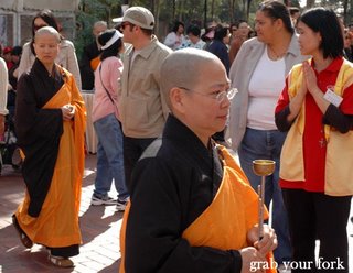 monks in procession