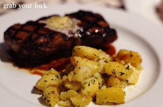 potatoes and steak