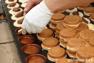 Dorayaki production