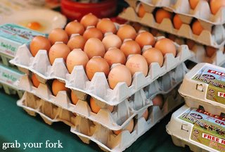 Organic free-range eggs