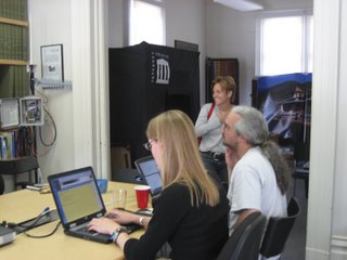 Internet Archive staff at work
