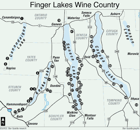 finger lakes wine tour map Ny Finger Lake Wine Country Recommendations finger lakes wine tour map