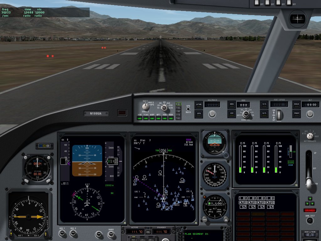 I’m sitting in a lab at Apple with Austin; that screenshot is X-Plane 835 r...