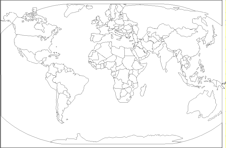 Blank World Maps