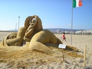 Escultura na Areia, Figueira da Foz