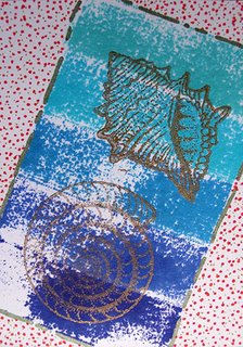 Mail Art ATC sent to Anne Braunschweig from Troy Thomas
