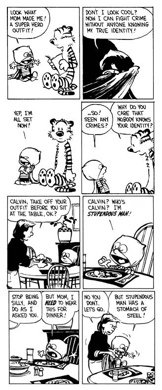 Calvin and Hobbes - November 2, 1988, by Bill Watterson