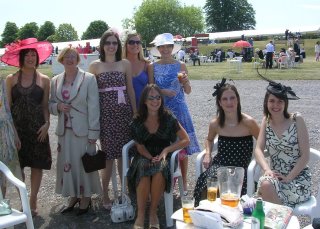 Joanna, Peggy, Claire, Orla; and seating: Jo, Alison and me.