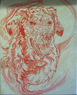 dog portrait by Lori Levin
