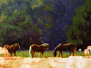 Horses by Artist Lori Levin