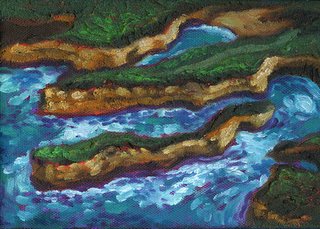 Island Painting by Lori Levin