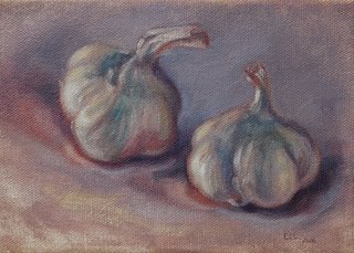 Garlic Painting by Levin