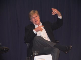 Robert Redford, speaking at Skoll Forum at Oxford's Said Business School