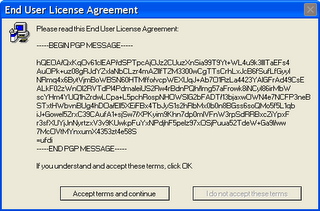 Pgp Agreement , PGP Signature posing as signature - Funny