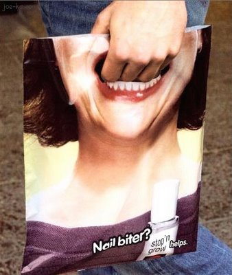 Nail Biter Bag - Don't Bite your nails