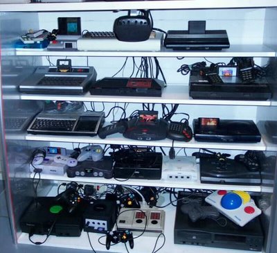 Photo showing game consoles addicted