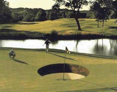 Funny Golf Picture: big hole you can't miss it !