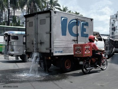 Funny Humor - Slow ICe Delivery Truck