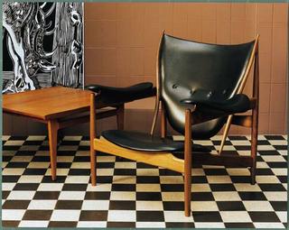 finn juhl chieftan chair vintage midcentury modern chair danish
