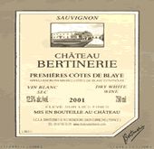 Chateau Haute-Bertonerie Premier Cote de Blay 2000