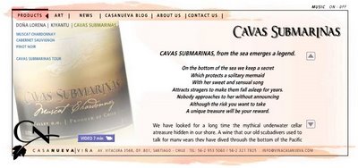 cava submarinas wine web site
