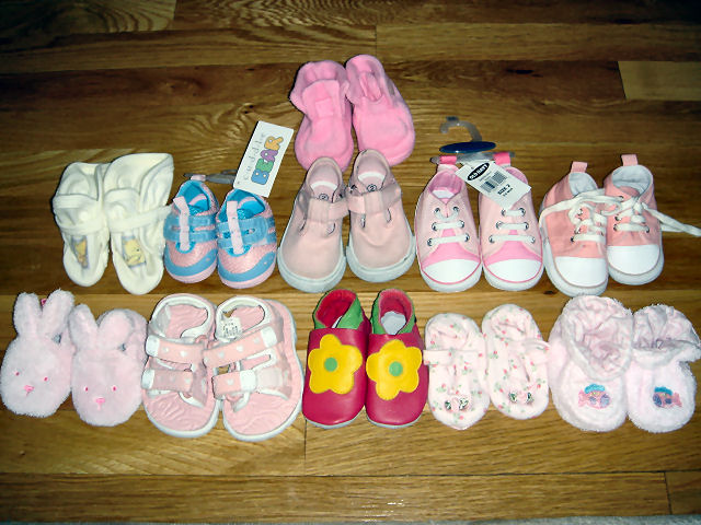 one month baby shoes