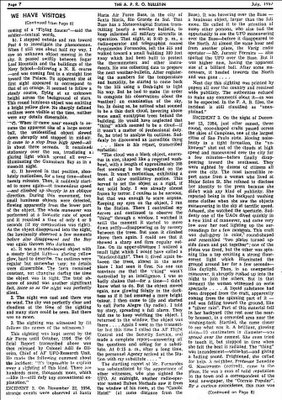 APRO Bulletin July 1957-We Have Visitors (B) Crpd