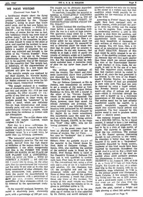 APRO Bulletin July 1957-We Have Visitors (C) Crpd