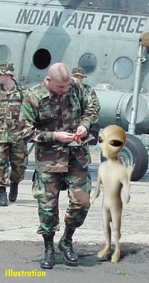 Alien & Indian Air Force