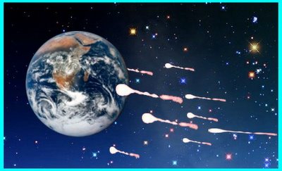 Earth Passes Through Meteors