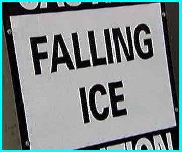 Falling Ice Sign