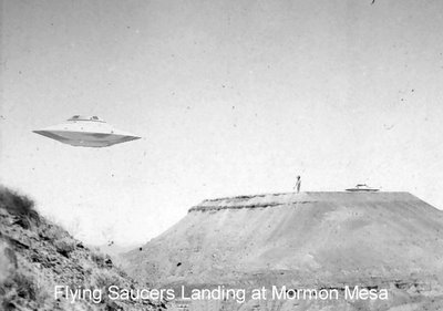 Flying Saucers Land at Mormon Mesa