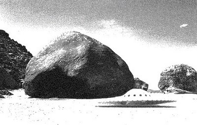 Giant Rock & Saucer