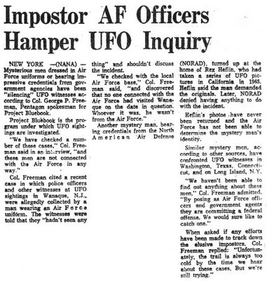Impostor AF Officers 1-27-1967