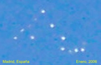 UFO Flotilla Over Spain Close-up