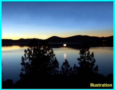 UFO Over Lake Tahoe