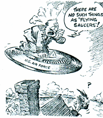 Flying Saucer Cartoon