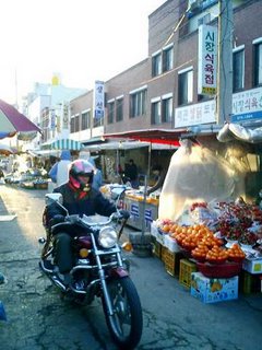 Motorcycle in Market